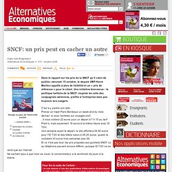 SNCF: un prix peut en cacher un autre