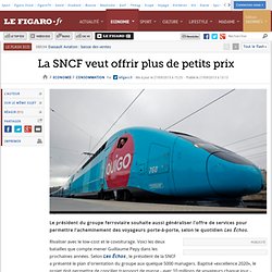 La SNCF veut offrir plus de petits prix