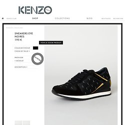 Sneakers Eye Noires Kenzo - Chaussures Kenzo Femme - E-Shop Kenzo