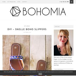 DIY - Snelle boho slippers - BohomiaBohomia