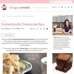 Snickerdoodle Cheesecake Bars