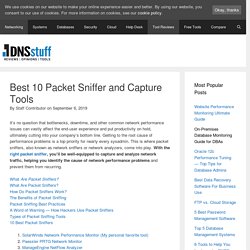 10 Best Packet Sniffers - Comparison and Tips - DNSstuff