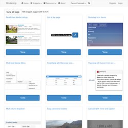 Showing all snippets for Bootstrap tagged with 3.1.0
