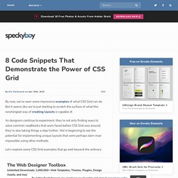 8 Snippets That Show the Power of CSS Grid