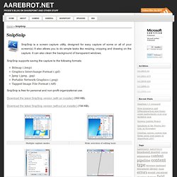 SnipSnip « aarebrot.net