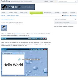 Snoop, the WPF Spy Utility - Documentation