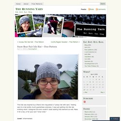 Snow Bear Fair Isle Hat – Free Pattern