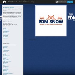 EDM Snow Services, 201-8104 182 ST NW Edmonton, AB T5T 1X3, Canada - Gravatar Profile