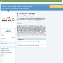 EDM Snow Services's Profile