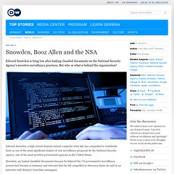 Snowden, Booz Allen and the NSA