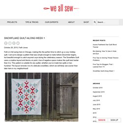 BERNINA USA’s blog, WeAllSew, offers fun project ideas, patterns, video tutorials and sewing tips for sewers and crafters of all ages and skill levels.