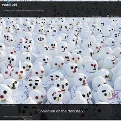 Snowmen on the doorstep