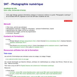 SNT - Photographie numérique