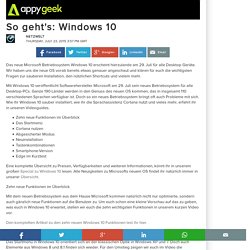 So geht's: Windows 10