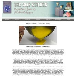 Soap Making. Melt and Pour Beginners Guide
