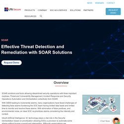 Effective Threat Detection and Remediation with SOAR Solutions