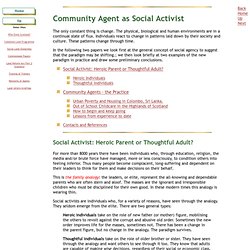 social activists