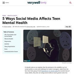 5 Ways Social Media Affects Teen Mental Health
