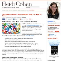 Social Media Behavior & Engagement: What You Need To Know