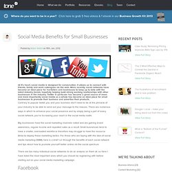 Social Media Benefits for Small Businesses