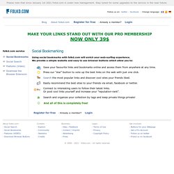 Social Bookmarking - folkd.com