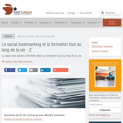 Le social bookmarking et la formation tout au long de la vie - 2