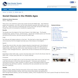 Social Classes in the Middle Ages