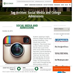 Social Media and College Admissions
