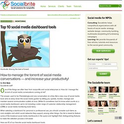 Top 10 social media dashboard tools