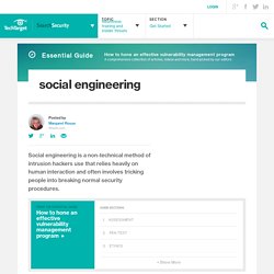 What is social engineering? - Definition from WhatIs.com
