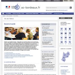 Social et santé - ac-bordeaux.fr