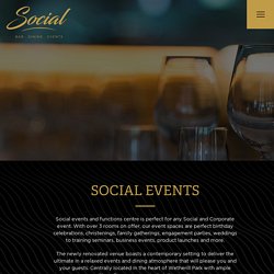 Social Events in Sydney