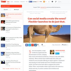 Can social media create the news? Flockler launches. TNW
