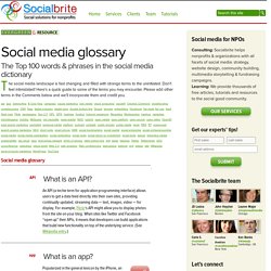 Social media glossary