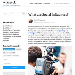 What are Social Influences? (with pictures)