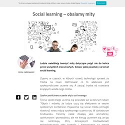Social learning – obalamy mity