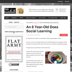 An 8 Year-Old Does Social Learning