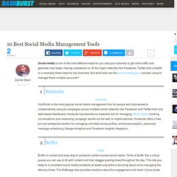 10 Best Social Media Management Tools