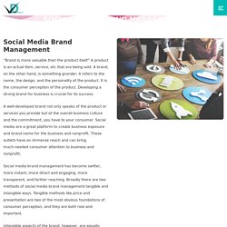 Social Media Brand Management