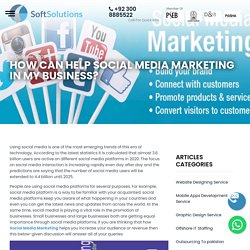 How can help Social Media Marketing in my Business