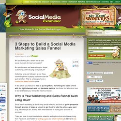 3 Steps to Build a Social Media Marketing Sales Funnel