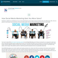 How Social Media Marketing Gets You More Sales?: netflydigital