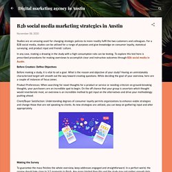 B2b social media marketing strategies in Austin