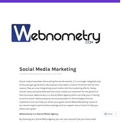 Social Media Marketing – webnometry