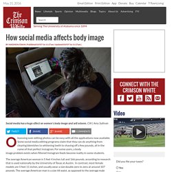 How social media affects body image - The Crimson White