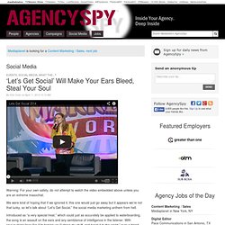 Social Media - AgencySpy
