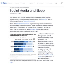 Social Media and Sleep