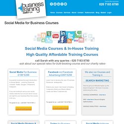 Social Media for Business Courses