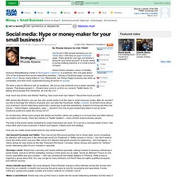 Social media: Hype or money-maker for your small business?