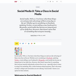 Social Media U: Take a Class in Social Media - ReadWriteWeb